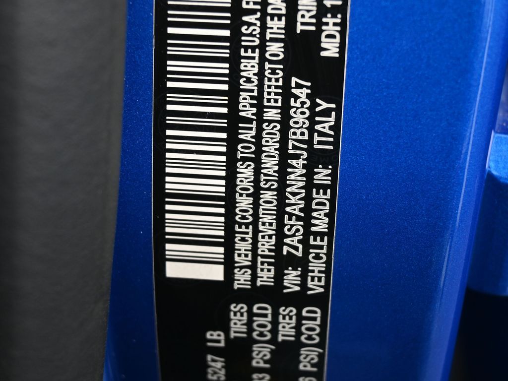 Used 2018 Misano Blue Metallic Alfa Romeo Ti image 17