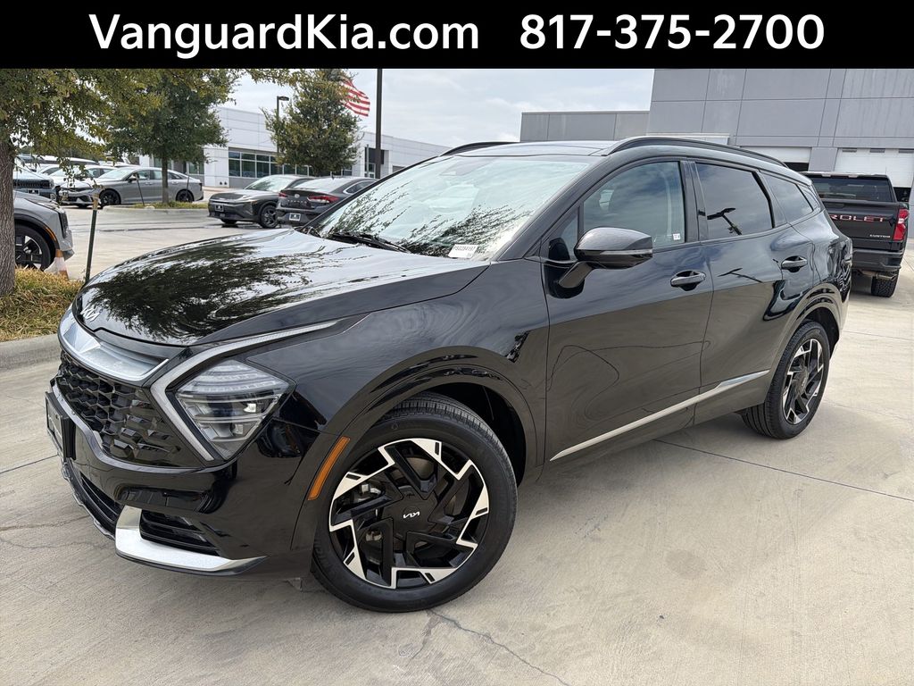 Ebony Black 2025 Kia Sportage SUV / Crossover All-Wheel Drive 8-Speed Automatic