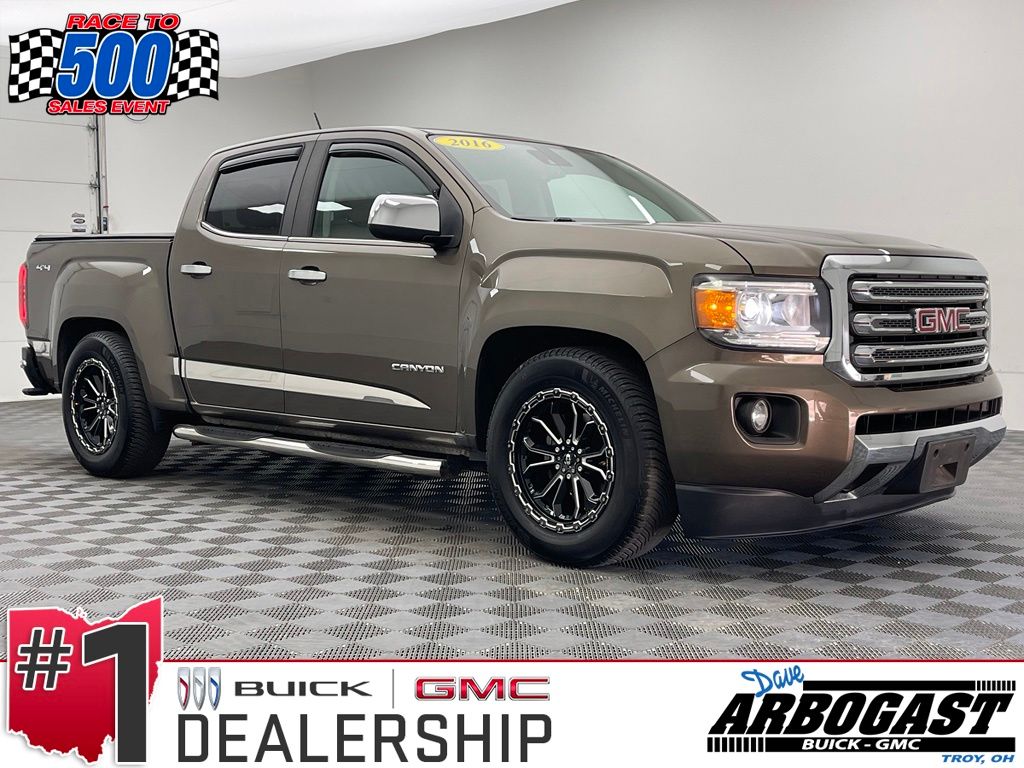 Bronze Alloy Metallic 2016 GMC Canyon Pickup Truck Four-Wheel Drive 6-Speed Automatic