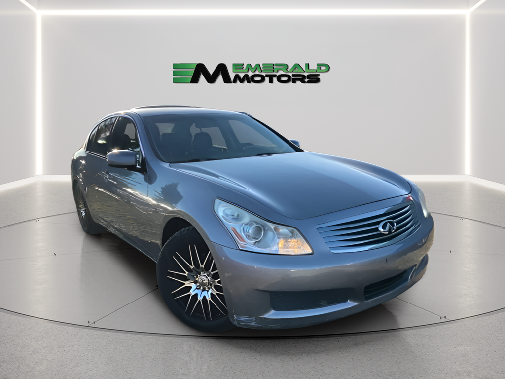 Gray (Platinum Graphite) 2008 INFINITI G35 Journey Sedan RWD Sedan Rear-Wheel Drive 5-Speed Automatic Overdrive
