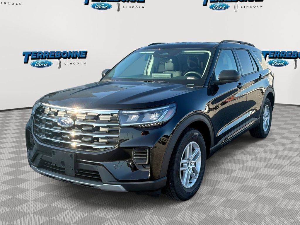 Agate Black Metallic 2026 Ford Explorer SUV / Crossover Rear-Wheel Drive Automatic