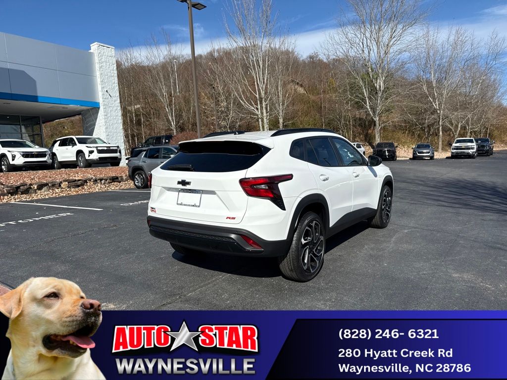 new 2025 Chevrolet Trax car, priced at $26,290