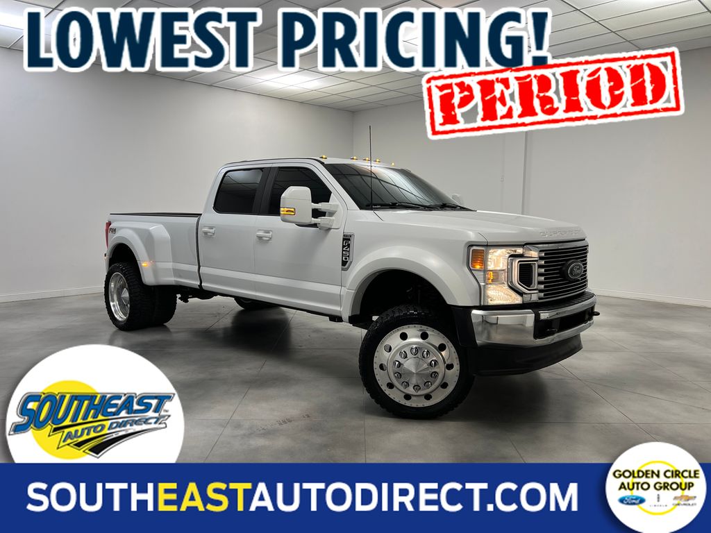 Oxford White 2022 Ford F-450 Super Duty XL Crew Cab LB DRW 4WD Pickup Truck Four-Wheel Drive Automatic