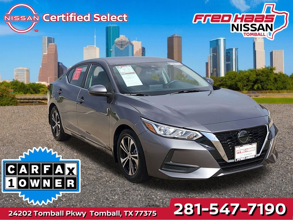 Gray (Gun Metallic) 2023 Nissan Sentra Sedan Front-Wheel Drive Continuously Variable Transmission