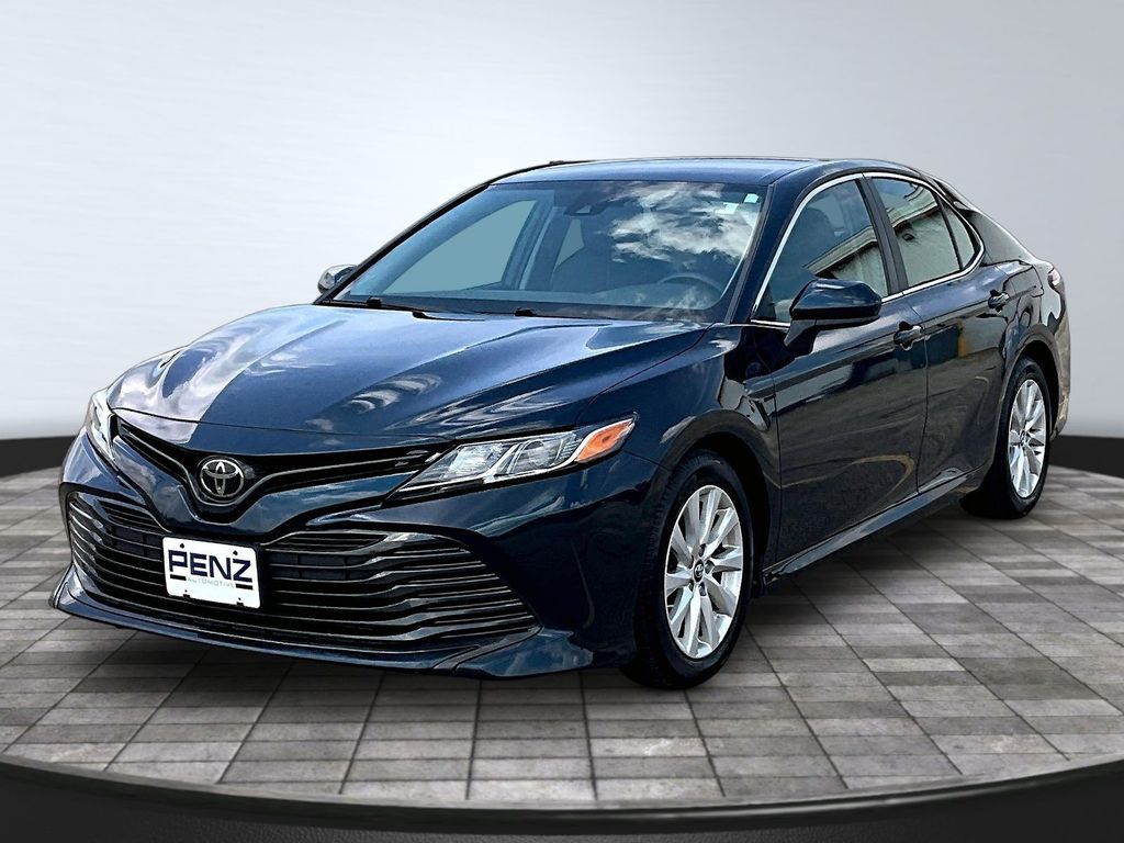 Teal (Galactic Aqua Mica) 2019 Toyota Camry Sedan Front-Wheel Drive 8-Speed Automatic