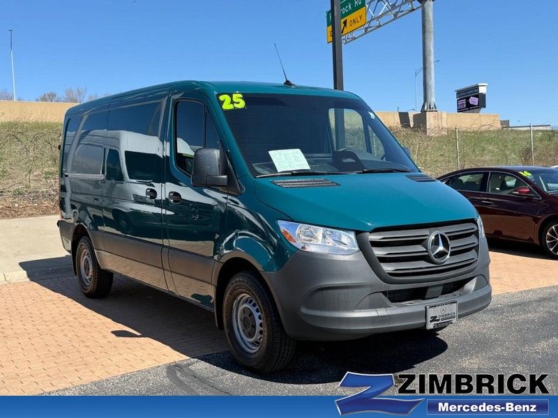 Green 2025 Mercedes-Benz Sprinter Cargo 2500 144 RWD Van Rear-Wheel Drive 9-Speed Automatic