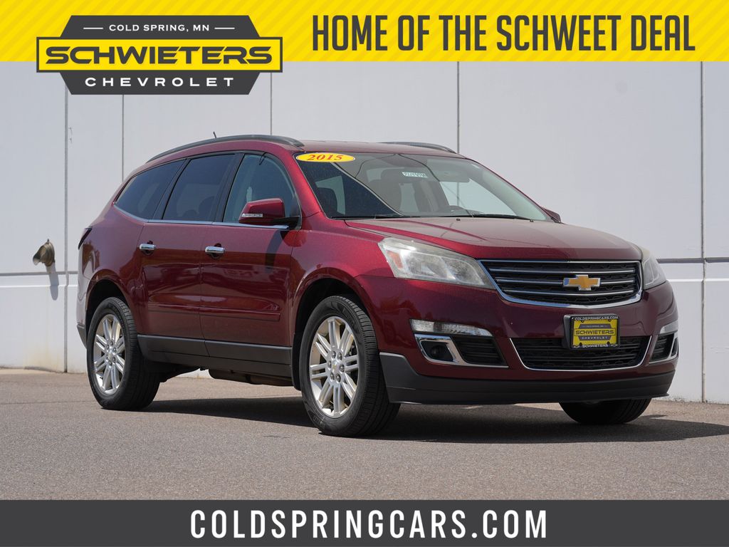 Siren Red Tintcoat 2015 Chevrolet Traverse 1LT AWD SUV / Crossover All-Wheel Drive 6-Speed Automatic
