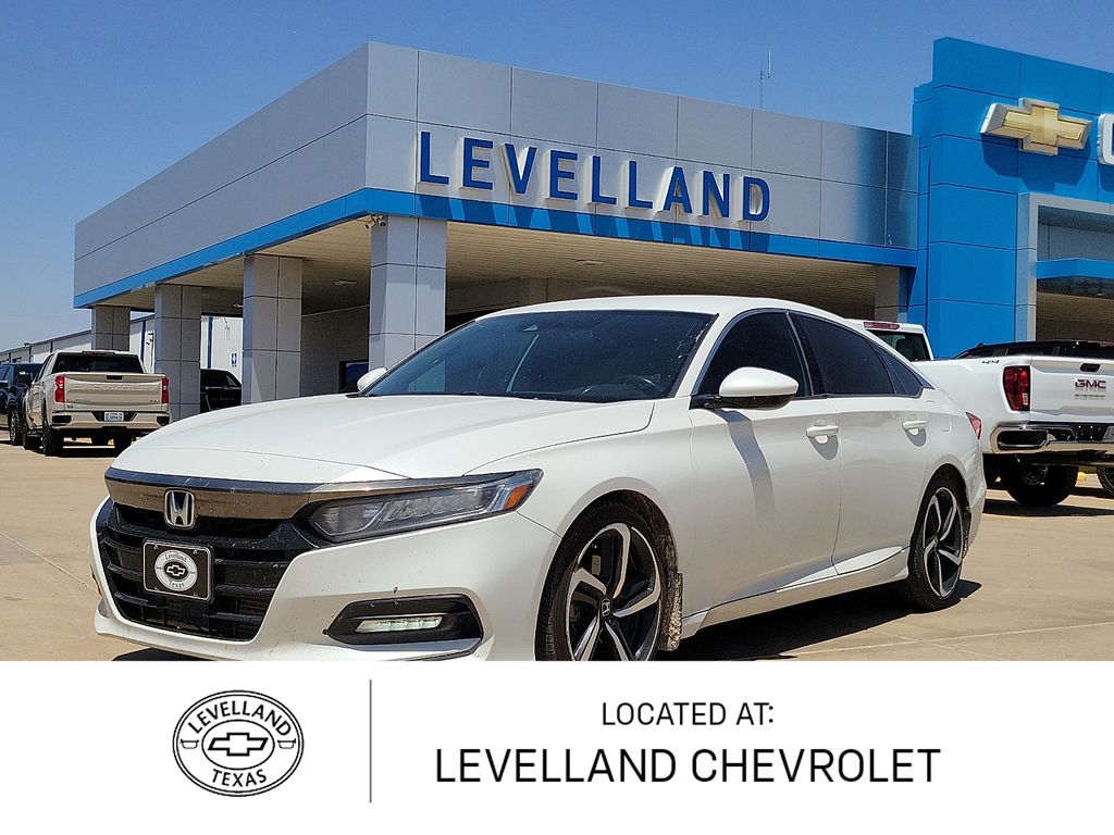 White 2020 Honda Accord Sedan Front-Wheel Drive Continuously Variable Transmission