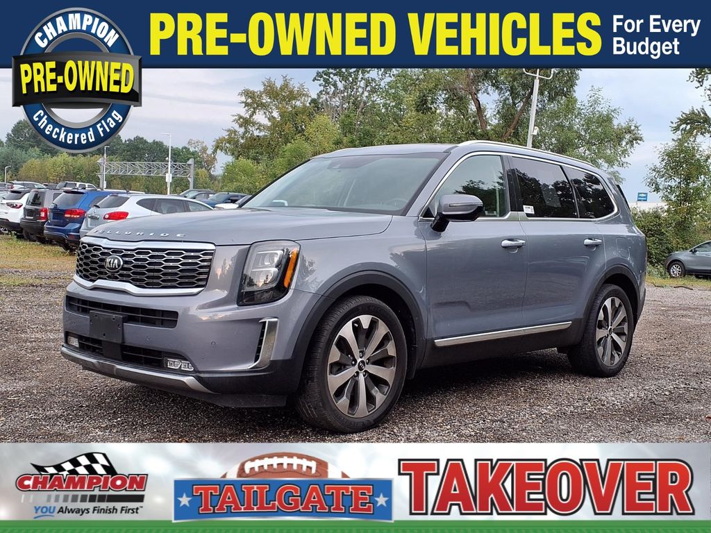 Gray 2020 Kia Telluride SUV / Crossover All-Wheel Drive 8-Speed Automatic