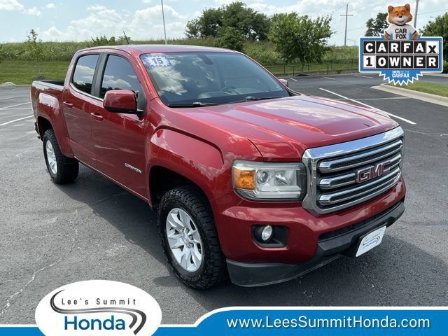 Copper Red Metallic 2015 GMC Canyon Pickup Truck 4X2 6-Speed Automatic