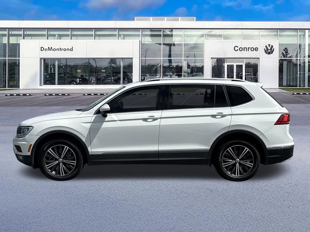2019 Volkswagen Tiguan 2.0T SEL White at Bravo Nissan