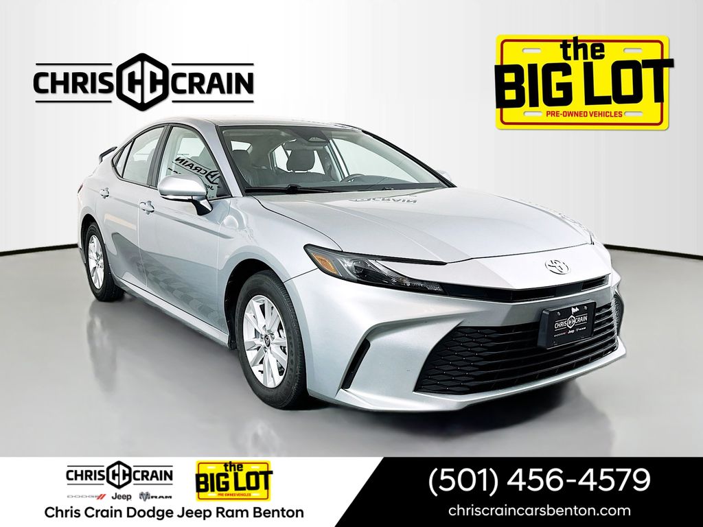 Celestial Silver Metallic 2025 Toyota Camry LE FWD Sedan Front-Wheel Drive Continuously Variable Transmission