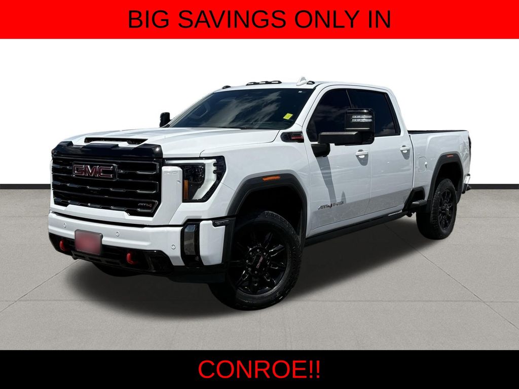 2024 GMC Sierra 2500HD AT4 White at Bayway Cadillac of The Woodlands