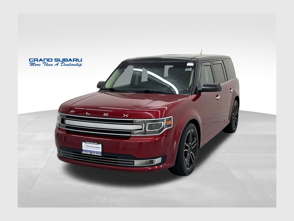 Ruby Red Metallic 2014 Ford Flex SUV / Crossover All-Wheel Drive 6-Speed Automatic
