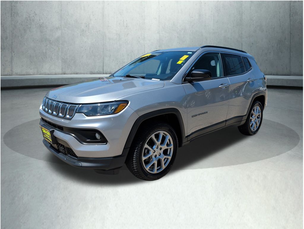 Billet Silver Metallic Clearcoat 2022 Jeep Compass SUV / Crossover Four-Wheel Drive 9-Speed Automatic