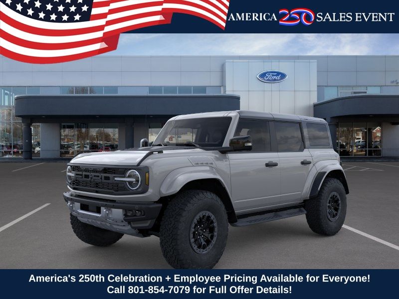 Avalanche Gray 2026 Ford Bronco Raptor SUV / Crossover Four-Wheel Drive Automatic
