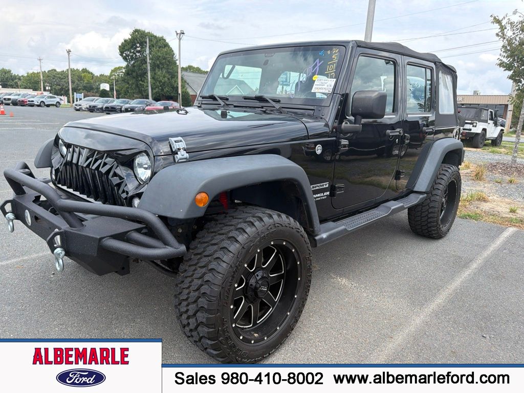 Black Clearcoat 2017 Jeep Wrangler SUV / Crossover Four-Wheel Drive 5-Speed Automatic