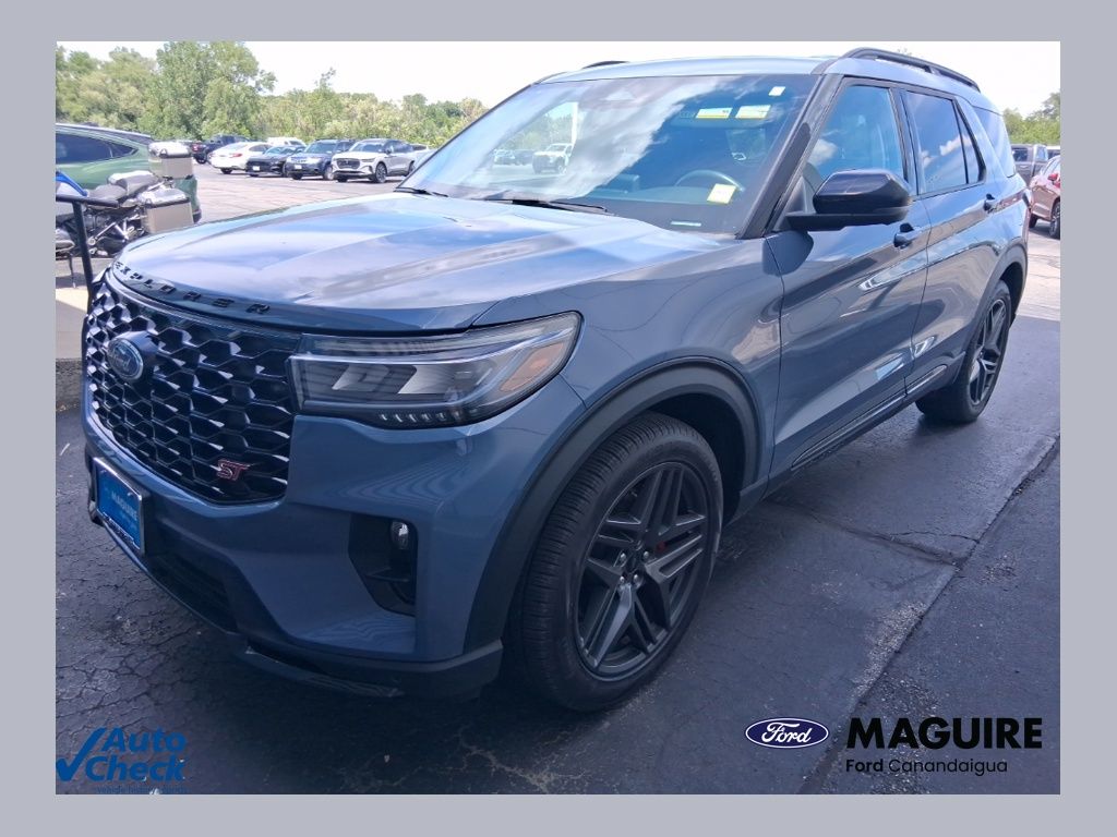 Vapor Blue Metallic 2025 Ford Explorer SUV / Crossover All-Wheel Drive Automatic