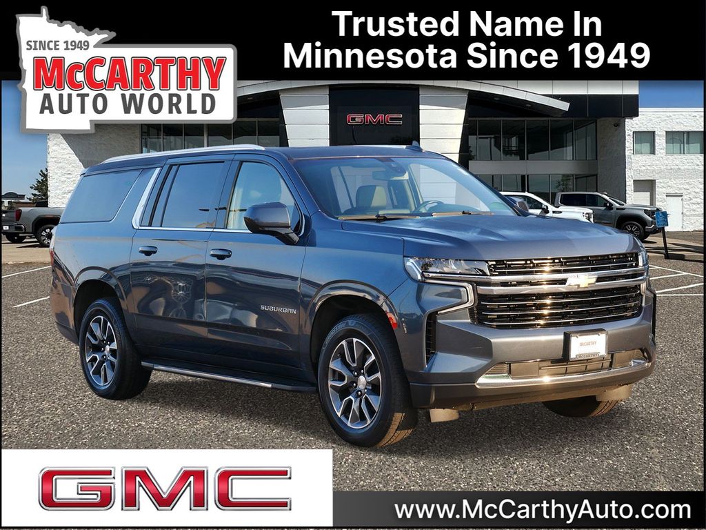 Shadow Gray Metallic 2021 Chevrolet Suburban SUV / Crossover Four-Wheel Drive