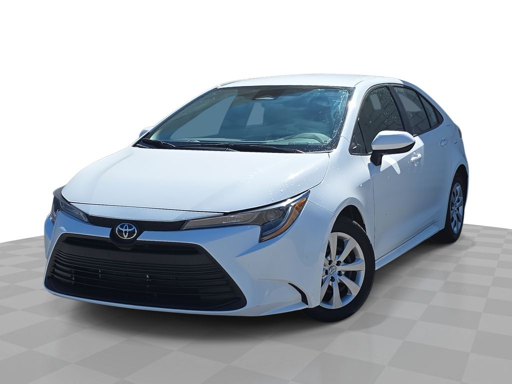 Ice Cap 2025 Toyota Corolla LE FWD Sedan Front-Wheel Drive Continuously Variable Transmission