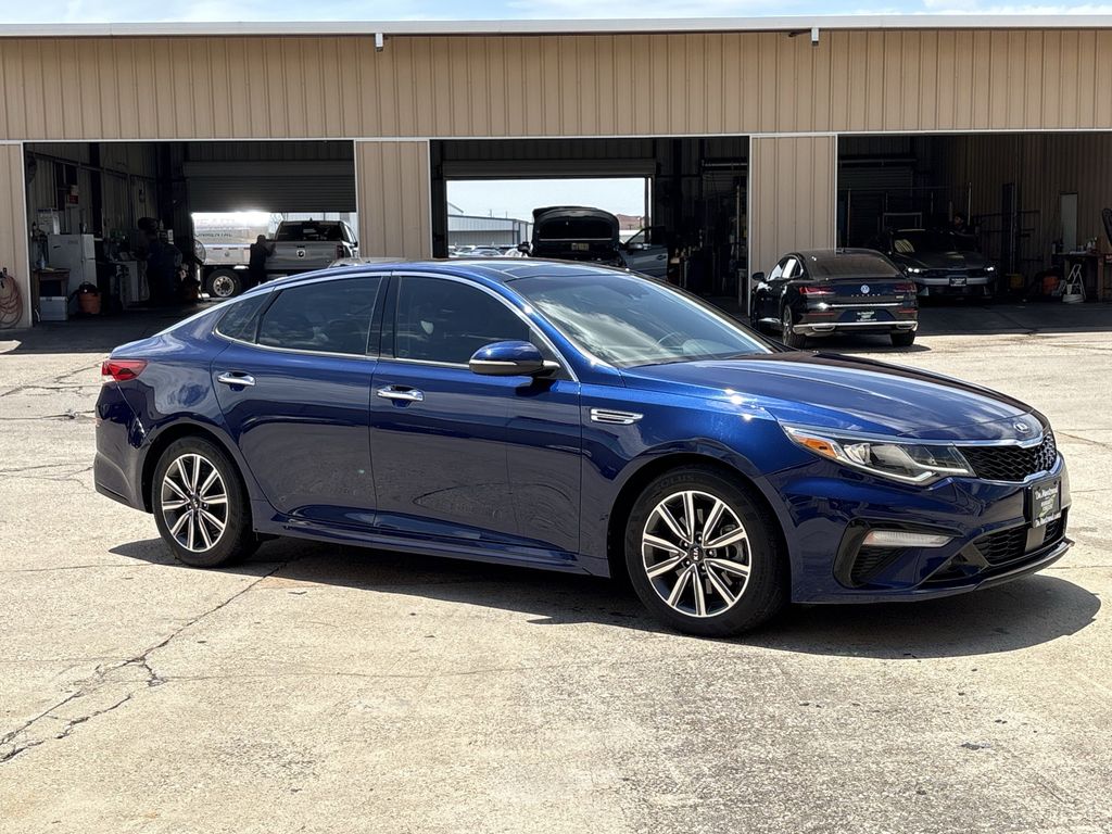 2019 Kia Optima EX Blue at Durrett Motor Company