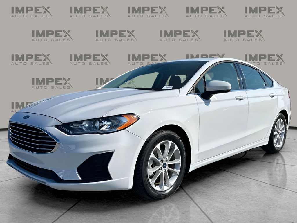 Oxford White 2020 Ford Fusion Sedan Front-Wheel Drive 6-Speed Automatic