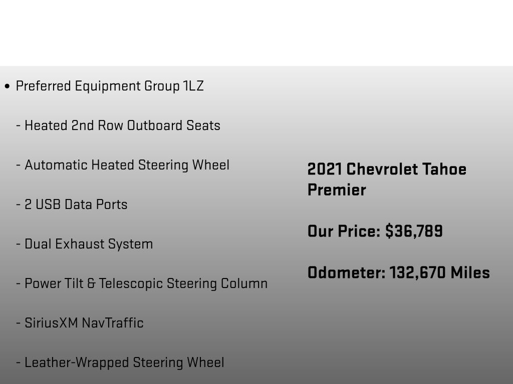 2021 Chevrolet Tahoe Premier Blue at Carlisle Cadillac Buick GMC