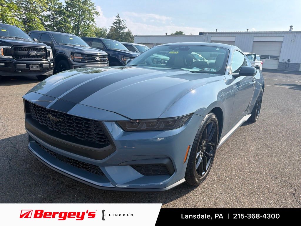 Vapor Blue Metallic 2025 Ford Mustang Coupe Rear-Wheel Drive Automatic