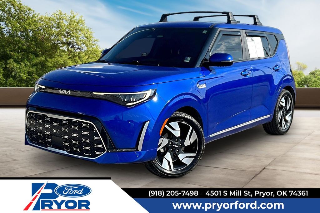 Neptune Blue 2024 Kia Soul SUV / Crossover Front-Wheel Drive Continuously Variable Transmission