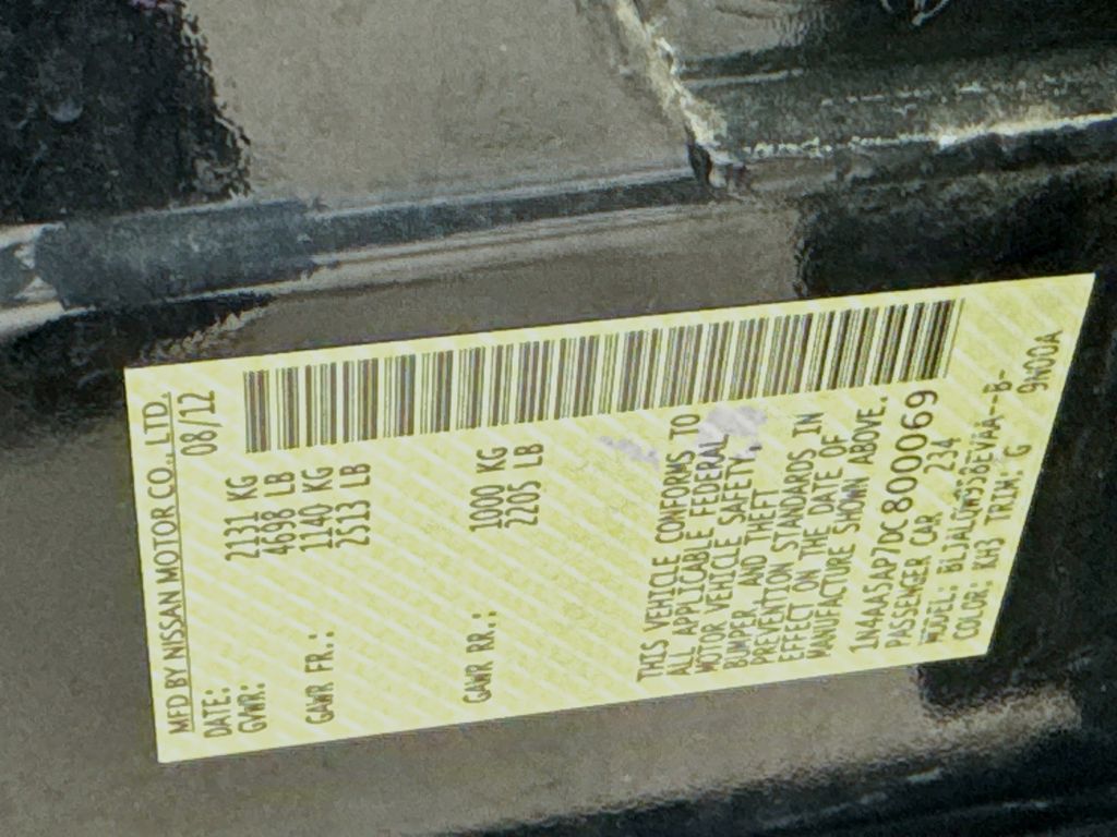 Used Car 2013 Nissan Maxima  3.5 S For Sale Under $10,000 In Austin, Texas