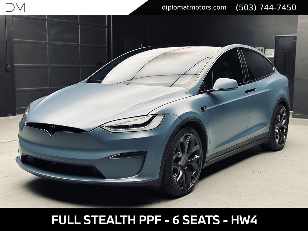 Frost Blue 2026 Tesla Model X SUV / Crossover All-Wheel Drive 1-Speed Automatic
