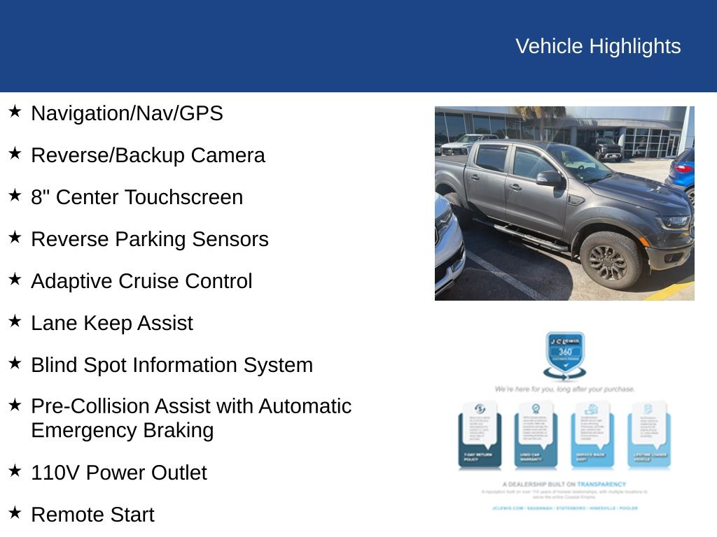 2020 Ford Ranger LARIAT