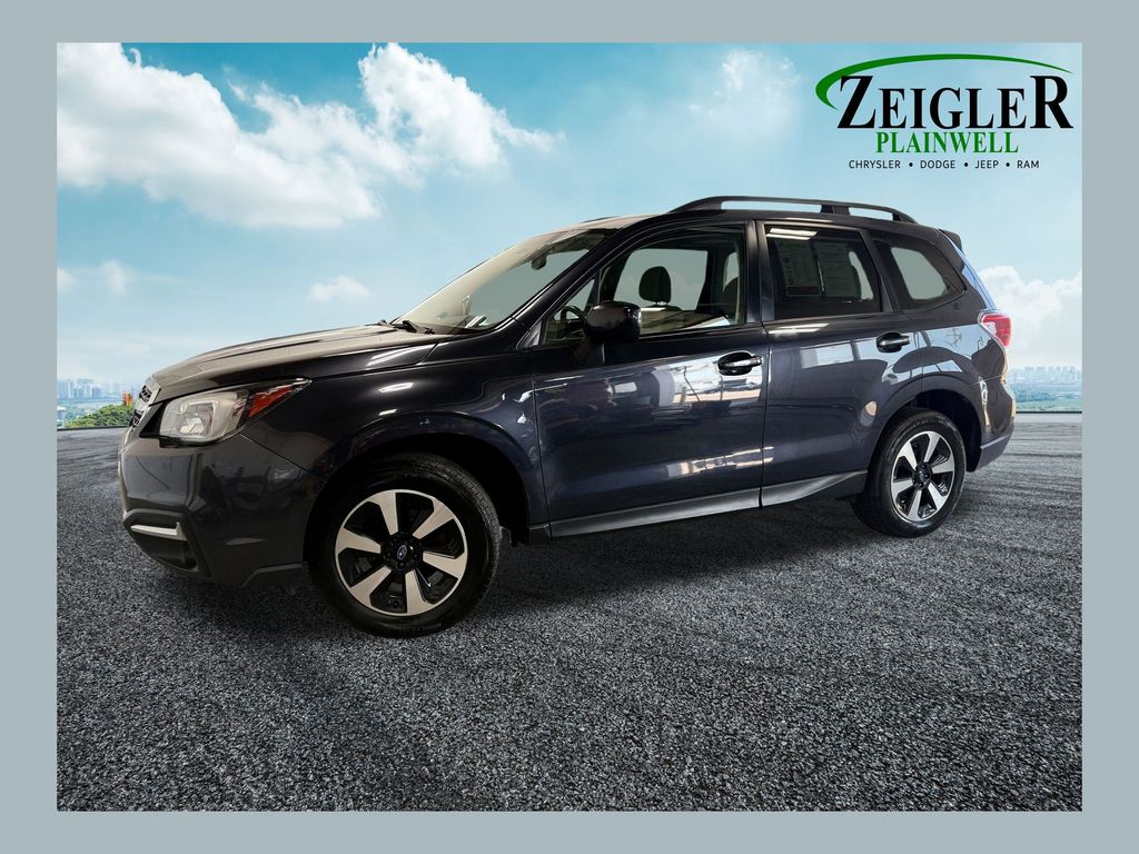 Dark Gray Metallic 2018 Subaru Forester SUV / Crossover All-Wheel Drive Continuously Variable Transmission