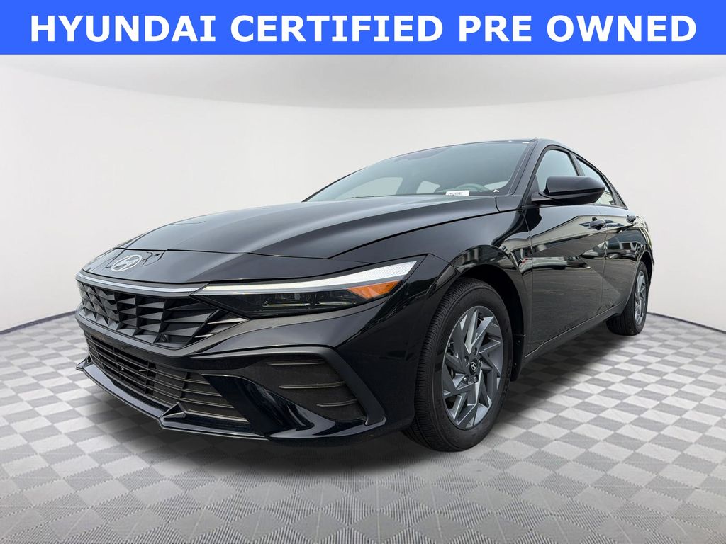 Abyss Black 2025 Hyundai Elantra Hybrid Blue FWD Sedan Front-Wheel Drive 6-Speed Dual Clutch