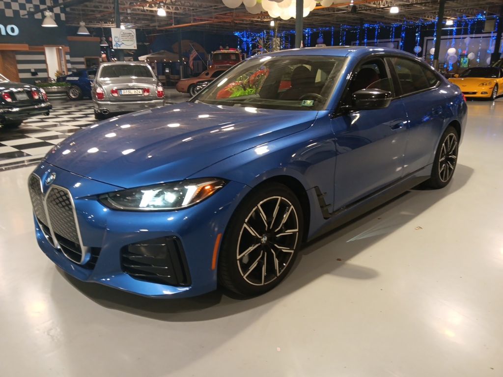 Blue Metallic 2025 BMW i4 Sedan All-Wheel Drive Automatic
