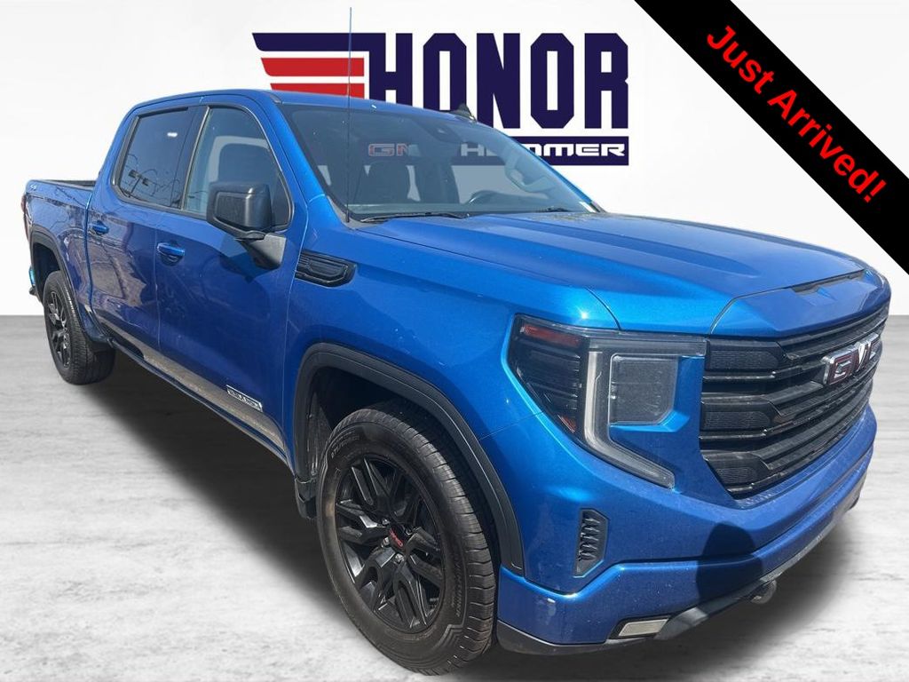 Dynamic Blue Metallic 2022 GMC Sierra 1500 Pickup Truck Four-Wheel Drive 8-Speed Automatic