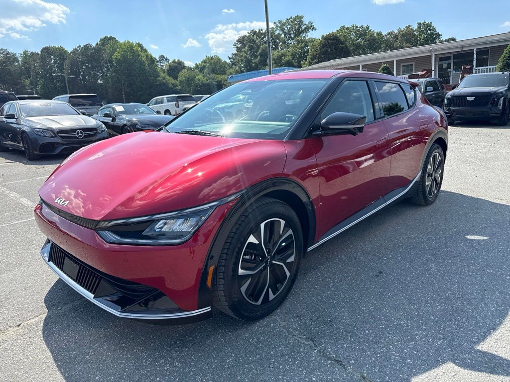 Runway Red 2024 Kia EV6 Wind AWD SUV / Crossover All-Wheel Drive 1-Speed Automatic