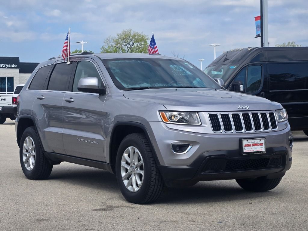 Billet Silver Metallic Clearcoat 2016 Jeep Grand Cherokee Laredo 4WD SUV / Crossover Four-Wheel Drive 8-Speed Automatic