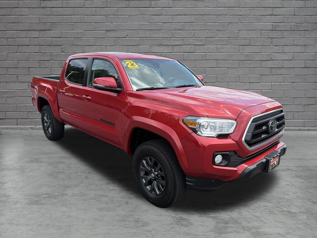 Barcelona Red Metallic 2023 Toyota Tacoma Pickup Truck Four-Wheel Drive 6-Speed Automatic