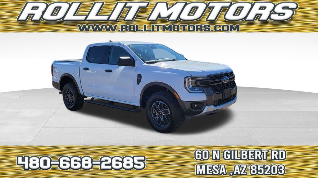 Oxford White 2024 Ford Ranger Pickup Truck Four-Wheel Drive Automatic