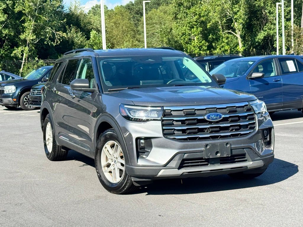 Gray Metallic 2025 Ford Explorer SUV / Crossover Rear-Wheel Drive Automatic