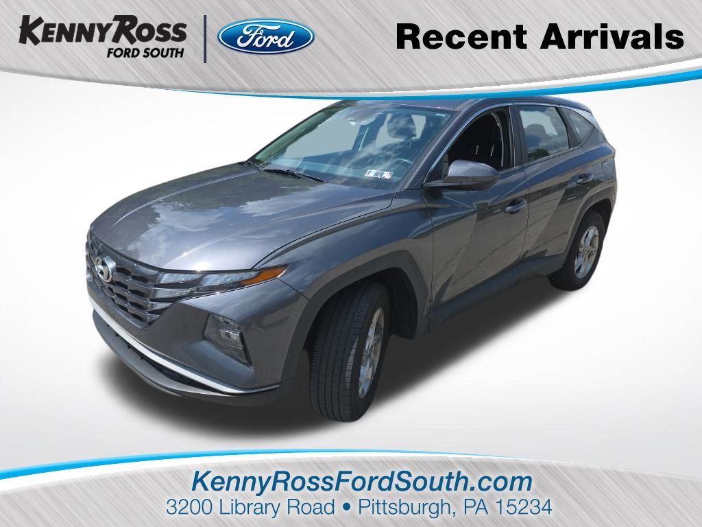 Portofino Gray 2022 Hyundai Tucson SE AWD SUV / Crossover All-Wheel Drive 8-Speed Automatic