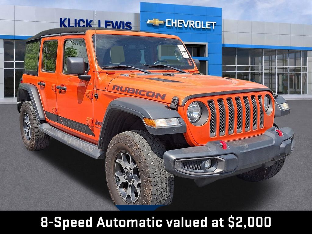2019 Jeep Wrangler Unlimited Rubicon Orange at Subaru and VW of Moon Township