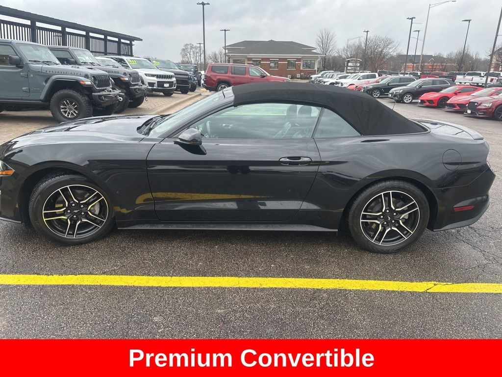 Shadow Black 2019 Ford Mustang EcoBoost Premium Convertible RWD Convertible Rear-Wheel Drive Automatic