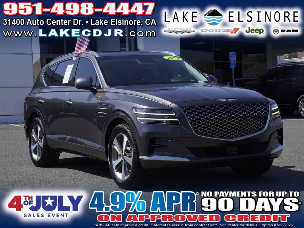 Himalayan Gray 2023 Genesis GV80 SUV / Crossover All-Wheel Drive 8-Speed Automatic