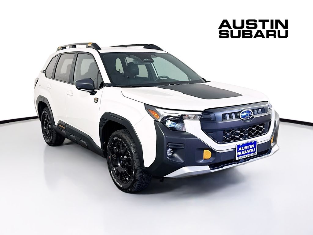 Crystal White Pearl 2026 Subaru Forester SUV / Crossover All-Wheel Drive Continuously Variable Transmission