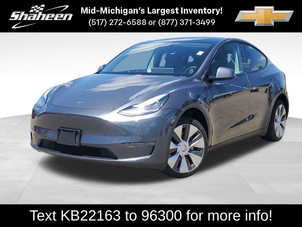 Gray 2020 Tesla Model Y Long Range AWD SUV / Crossover All-Wheel Drive 1-Speed Automatic