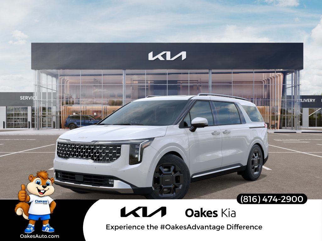 Snow White Pearl 2027 Kia Carnival Minivan Front-Wheel Drive 8-Speed Automatic