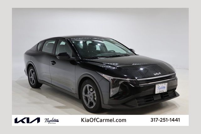 Aurora Black Pearl 2025 Kia K4 LXS FWD Sedan Front-Wheel Drive Continuously Variable Transmission