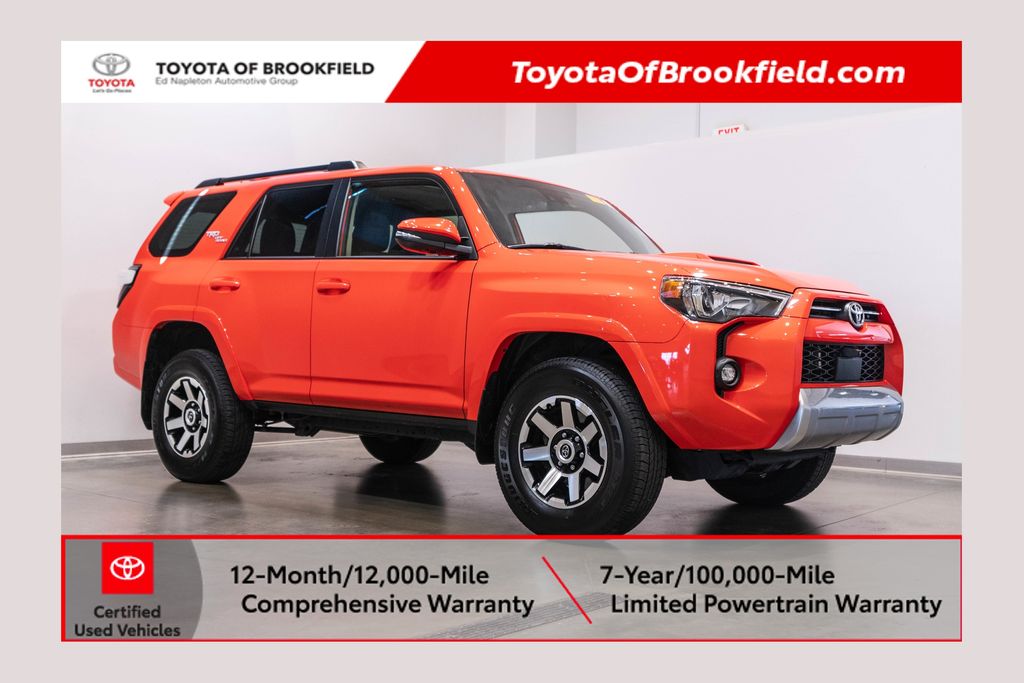 Orange 2024 Toyota 4Runner SUV / Crossover Four-Wheel Drive 5-Speed Automatic